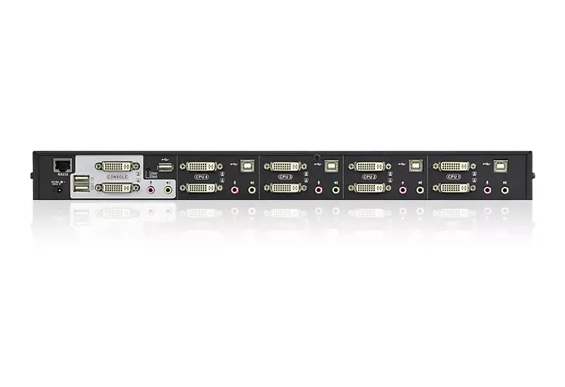 KVM переключатель ATEN 4-портовый USB DVI Dual-View Photo 2