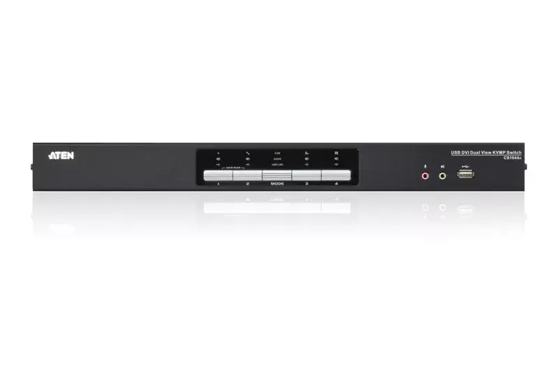 KVM переключатель ATEN 4-портовый USB DVI Dual-View Photo 3