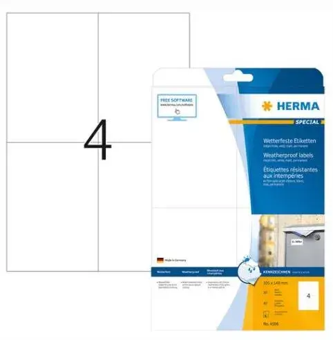 Самоклеящаяся этикетка HERMA 4598 Photo 8