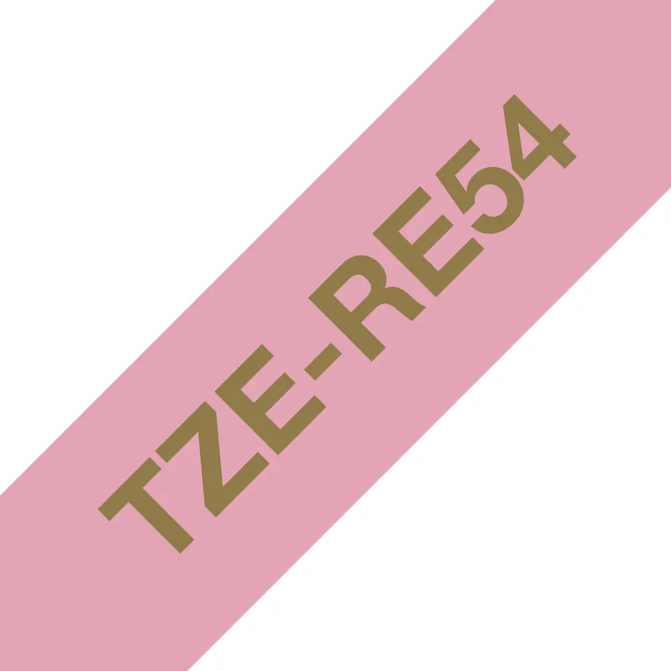 Marķēšanas lente Brother TZE-RE54 Zelta uz
