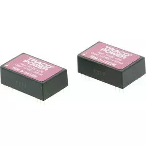 DC/DC converter TracoPower TEM 3-0523N, 3 W, 15 V output, 100 mA, DIL-24