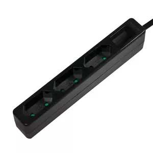 Удлинитель LogiLink LPS229B 1.5 м 3 AC розетки Черный