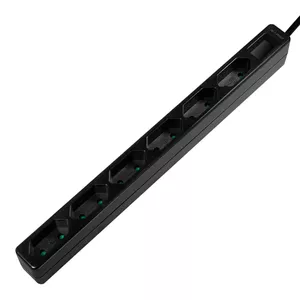 Удлинитель LogiLink LPS231B 1.5м 6 AC розеток Черный