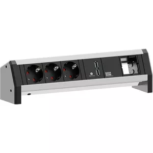Удлинитель Bachmann DESK с 3 розетками Schuko и 1 USB‑зарядкой, модель 902.0253