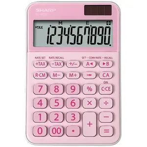 Basic Calculator Sharp EL-M335 Desktop 10 Digits Pink