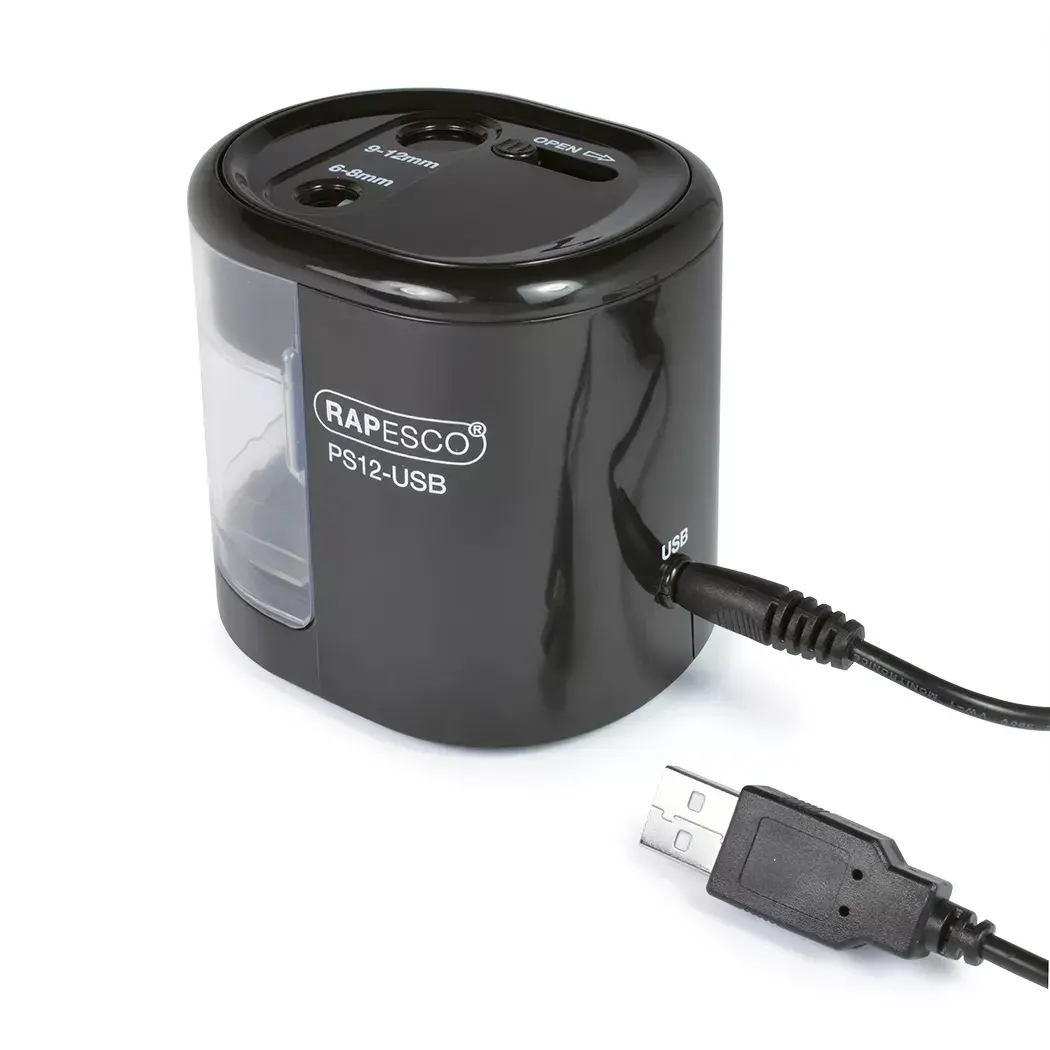 Elektriskā zīmuļu asināmais Rapesco PS12-USB Photo 2