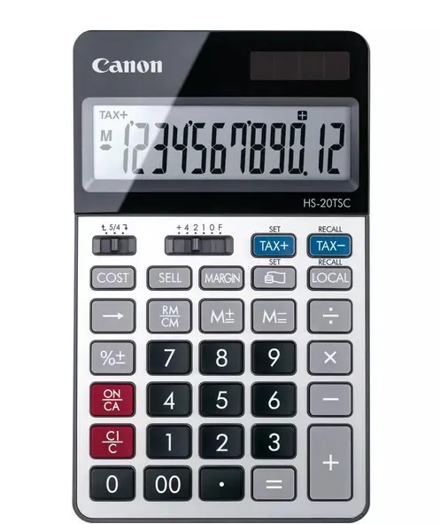 Finanšu kalkulators Canon HS-20TSC Photo 4