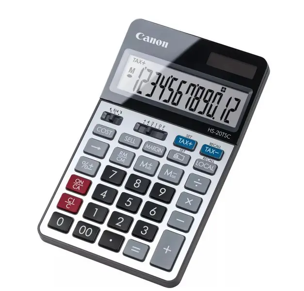 Finanšu kalkulators Canon HS-20TSC Photo 6