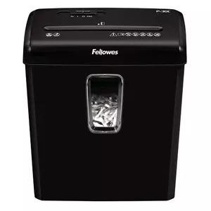 Fellowes Powershred P-30C papīra smalcinātājs Krusteniskā smalcināšana 22 cm Melns