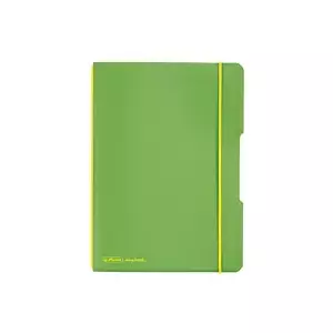 Записная книжка Herlitz 11361540 A6 40 листов Зеленая Желтая