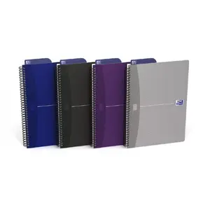 Writing notebook Oxford B5 90 g/m² matt finish — Purple / Silver / Blue / Black