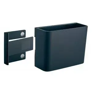 Zīmuļu/pildspalvu turētājs Sigel GL802, plastmasa, antracīts, 120×94×51 mm