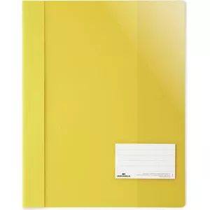 Пластиковая папка-скоросшиватель Durable 269004 формата A4+ с окном для маркировки, желтая