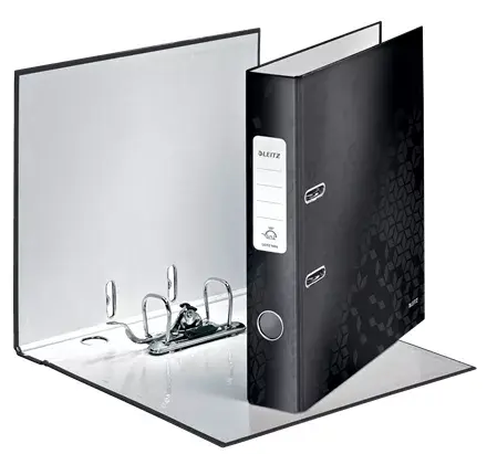 Ring binder Leitz WOW A4 Black Photo 2