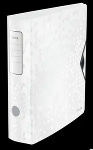Folder LEITZ 1106-00-01 Active WOW, 80 mm spine, white, 180° opening