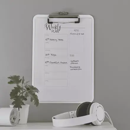Clipboard Leitz WOW A4 Metal Polystyrol White Photo 3