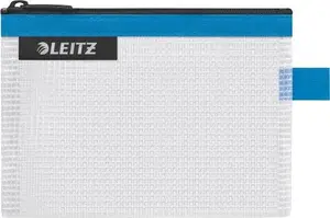 Plastic zipper bag LEITZ WOW Traveller Size S Blue water-repellent for travel and storage