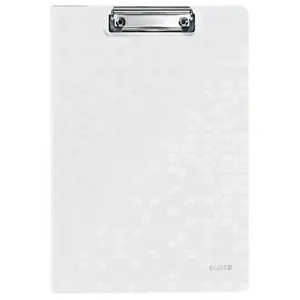 Clipboard Leitz WOW A4 Metal Polyfoam White