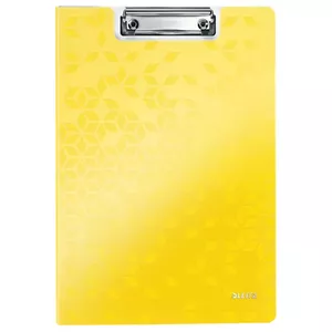 Clipboard Leitz WOW A4 Metal Polyfoam Yellow