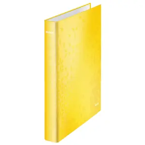 Leitz Ringbinder WOW Laminated A4+ 2DR/25mm D-ring Cardboard
