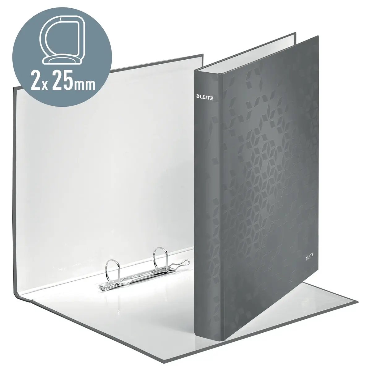 Leitz Ringbinder WOW Laminated A4+ 2DR/25mm Photo 3