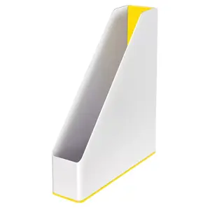 Document holder LEITZ 53621016 — A4 polystyrene (PS), 73×272×318 mm, white/yellow