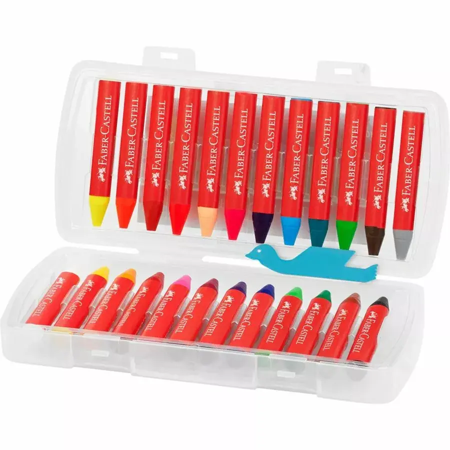 Faber-Castell 120034 Jumbo Wax Crayons 24-Piece Set Photo 2