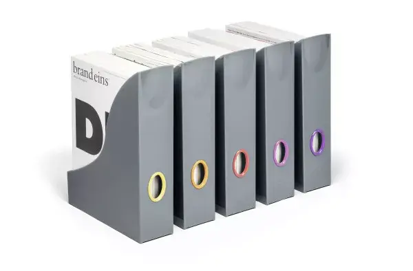 Magazine rack Durable 770657 A4 grey Photo 2