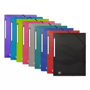Folder Oxford 400105131 Polypropylene A4 Black Blue Green Grey Pink Purple Red Turquoise