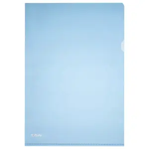 Mape Polipropilēns (PP) Herlitz 50009107 Zila A4