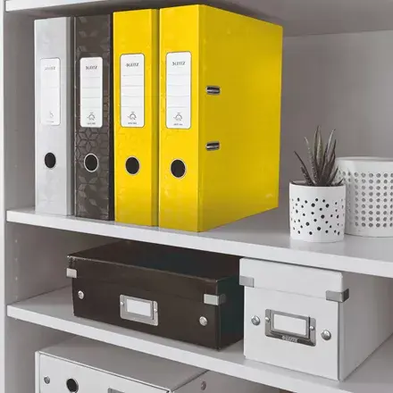 Ring binder Leitz 180° WOW A4 Dzeltena Photo 2