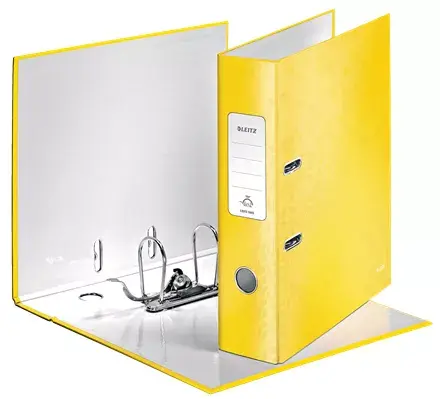 Ring binder Leitz 180° WOW A4 Dzeltena Photo 3