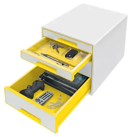 LEITZ Leitz WOW CUBE White organiser 4 drawers Photo 3