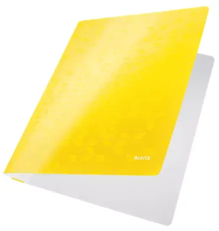 Conventional file folder Leitz WOW Cardboard Yellow A4 Photo 2