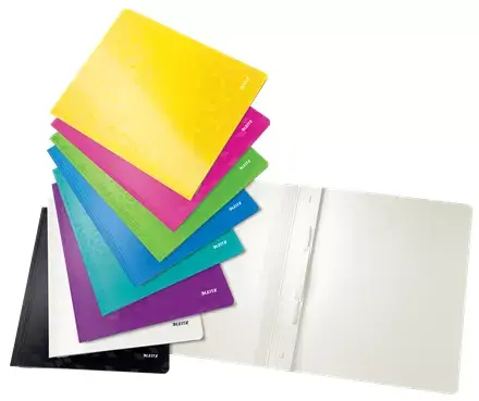 Conventional file folder Leitz WOW Cardboard Yellow A4 Photo 4