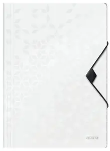 Leitz 3-Flap Folder WOW PP A4 Presentation Folder Polypropylene Acid-Free White