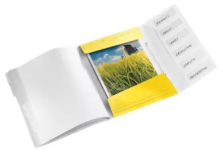 Conventional file folder Leitz WOW Yellow Photo 2