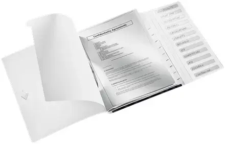 Conventional file folder Leitz WOW Black Photo 3