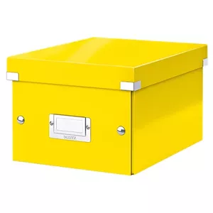 Storage box Leitz Click & Store WOW Rectangular Yellow