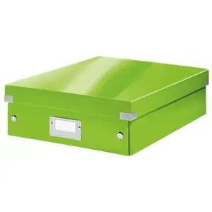 Storage box Leitz Click & Store WOW Rectangular Green