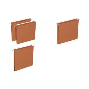 Hanging folders Elba DEFI FLEX 15 mm drawer, orange kraft 230 g/m²