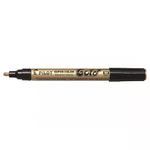 Марķieris PILOT Pilot Super Color Gold — zelta tinti, līnijas platums 2–4.5 mm