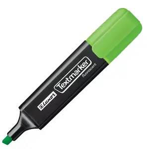 Luxor 4170 Permanent Marker, Green, 10 Pack