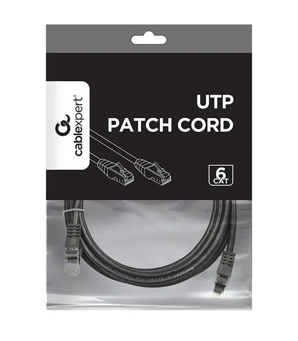 Сетевой кабель Gembird PP6U-3M/BK Cat6 U/UTP 3м Photo 4