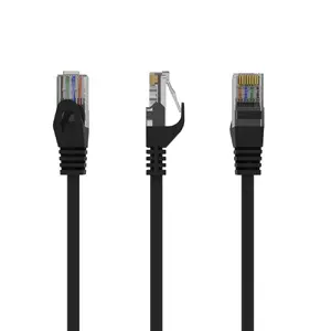 Gembird PP6U-5M Сетевой кабель Cat6 U/UTP RJ-45 Папа/Папа Позолоченные контакты 5 м Черный