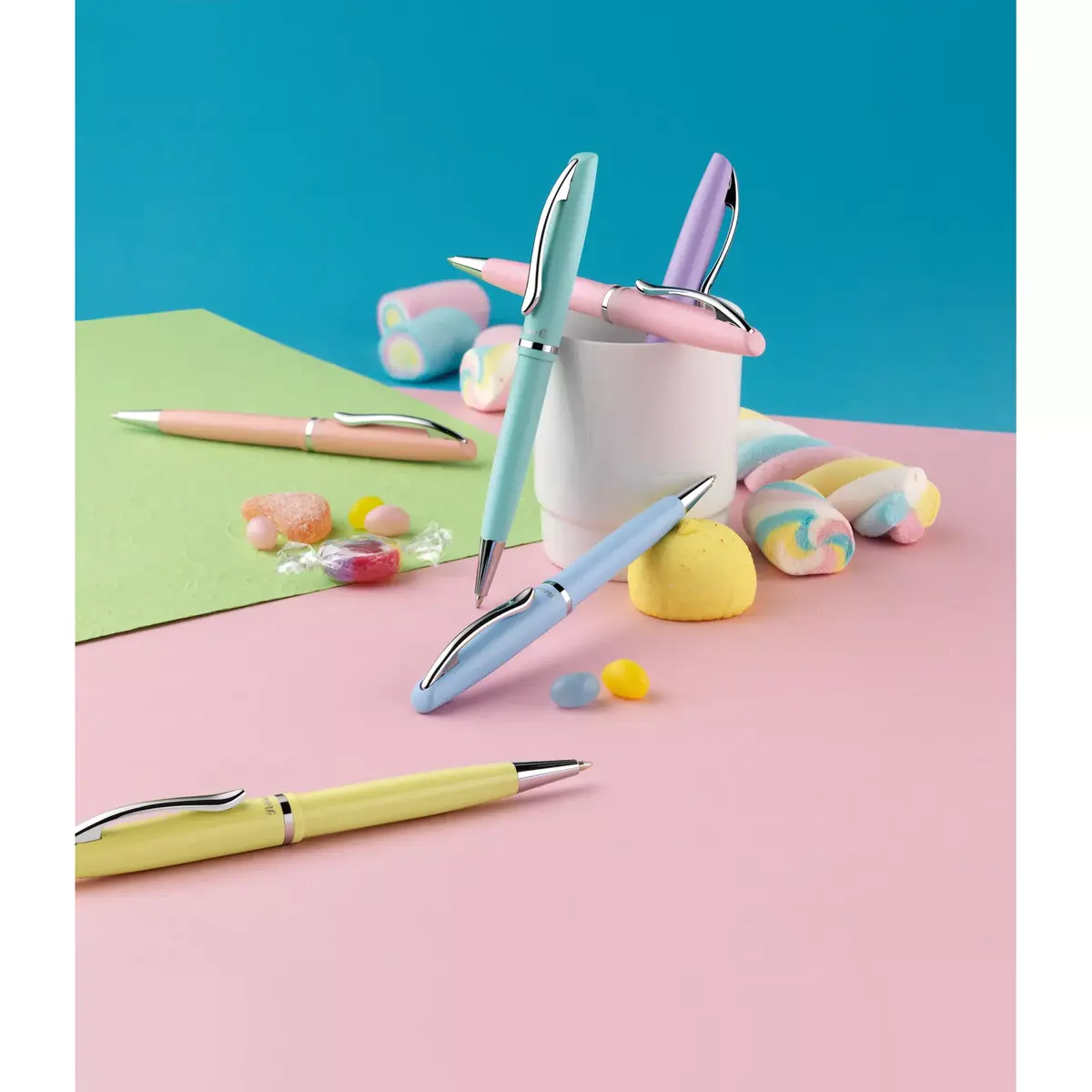 Ручка с выдвижным механизмом Pelikan Jazz Pastell Photo 5