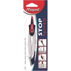 Aluminium Maped Stop System pencil sharpener in black and red — Maped 019600