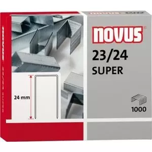 Naglas NOVUS 23/24, iepakojums 1 000 gab. priekš saspraudes