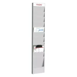 Информационный стенд PaperFlow PC10A4.02 A4 Полистирол Серый
