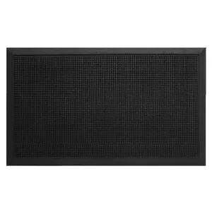 PaperFlow K480323 Indoor Floor mat Rectangle Rubber Black